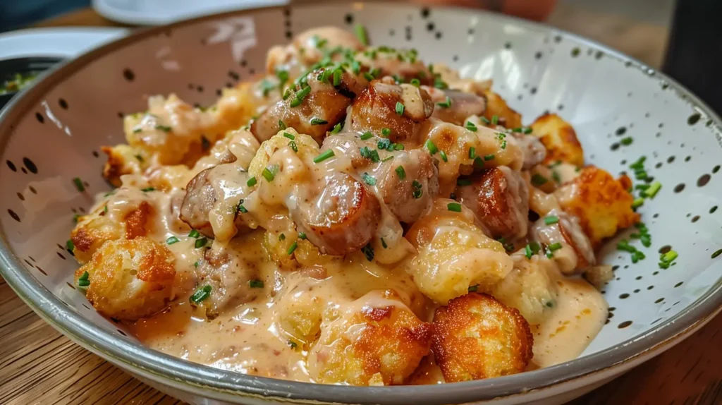 Tater Tot Breakfast Bowl with Sausage Gravy: The Perfect Comfort Food Breakfast