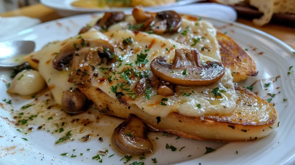 Garlic Mushroom Grilled Cheese