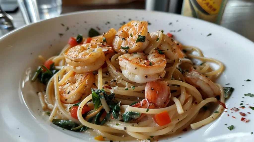 Garlic Shrimp Pasta
