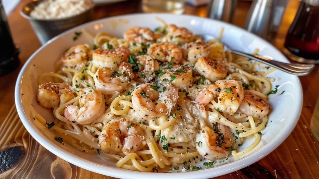 Creamy shrimp pasta recipe