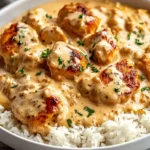 Creamy Smothered Chicken and Rice