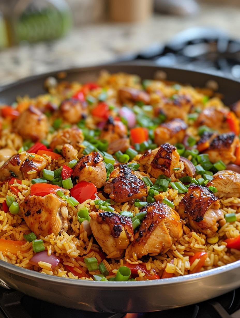 Honey BBQ Chicken Rice