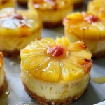Mini Pineapple Upside-Down Cheesecakes
