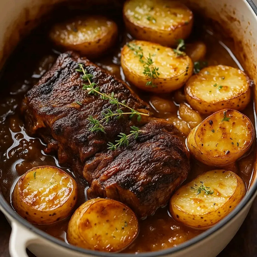 red wine braised beef
