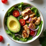 easy & healthy avocado chicken salad recipe