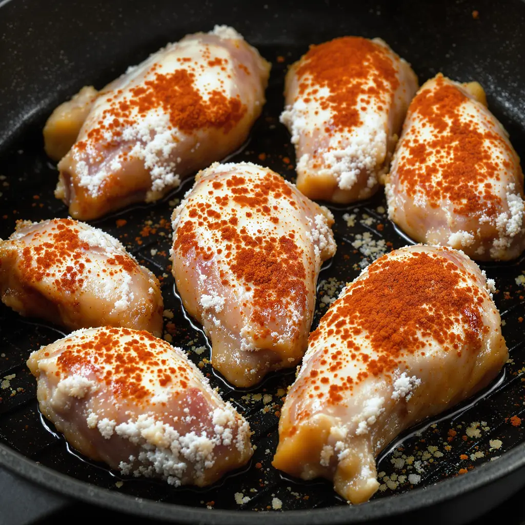 Seasoned chicken for bang bang bowl