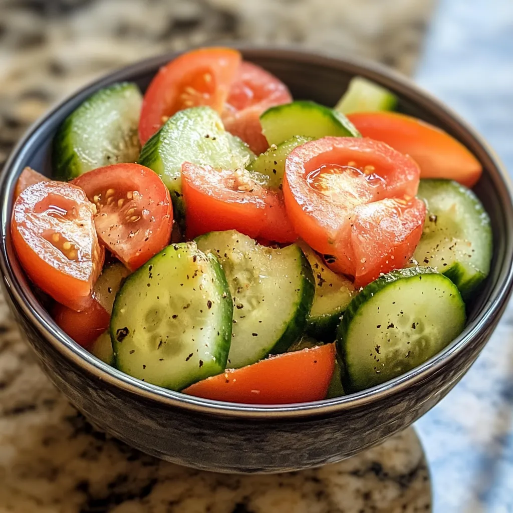 Cucumber Tomato Salad Recipe