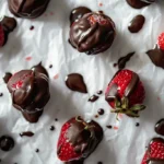 chocolate covered strawberry yogurt clusters healthy snack