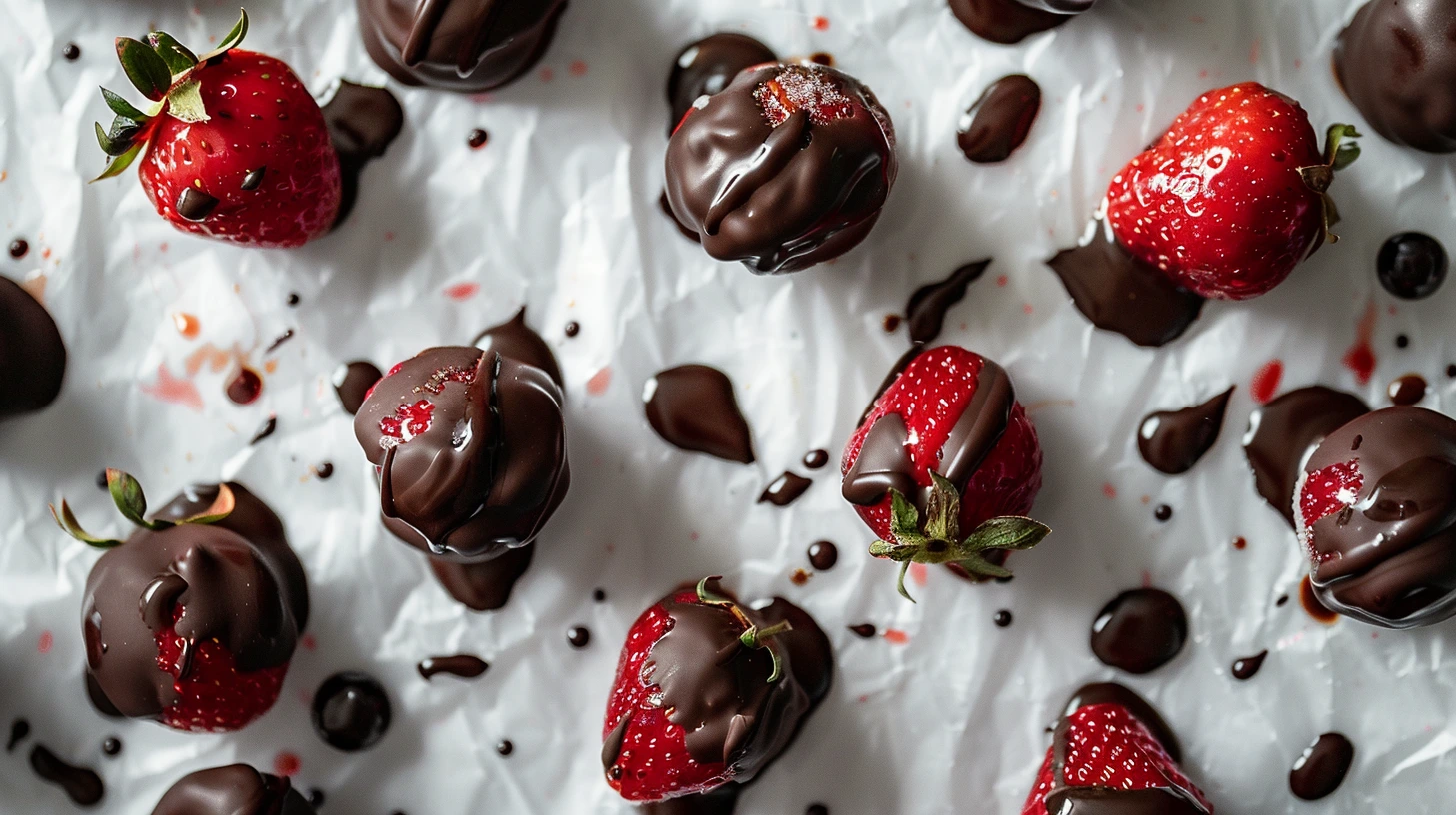 chocolate covered strawberry yogurt clusters healthy snack
