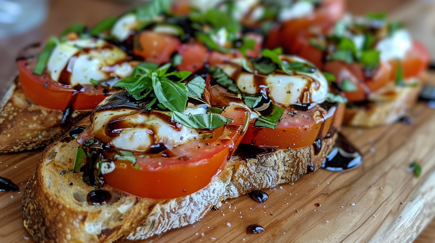 Fresh Caprese Bruschetta Recipe