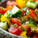 Gazpacho Salad: A Refreshing Twist on a Classic Spanish Recipe 9 Fresh Gazpacho Salad with Tomatoes & Cucumbers