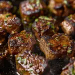 Garlic Butter Steak Bites with Potatoes