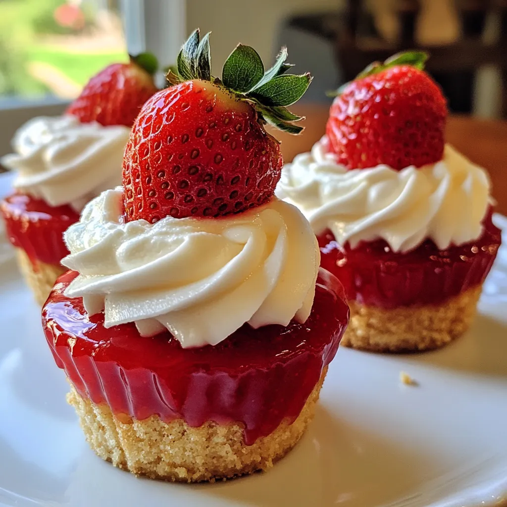 Easy No-Bake Strawberry Cheesecake Cups (Quick & Creamy)