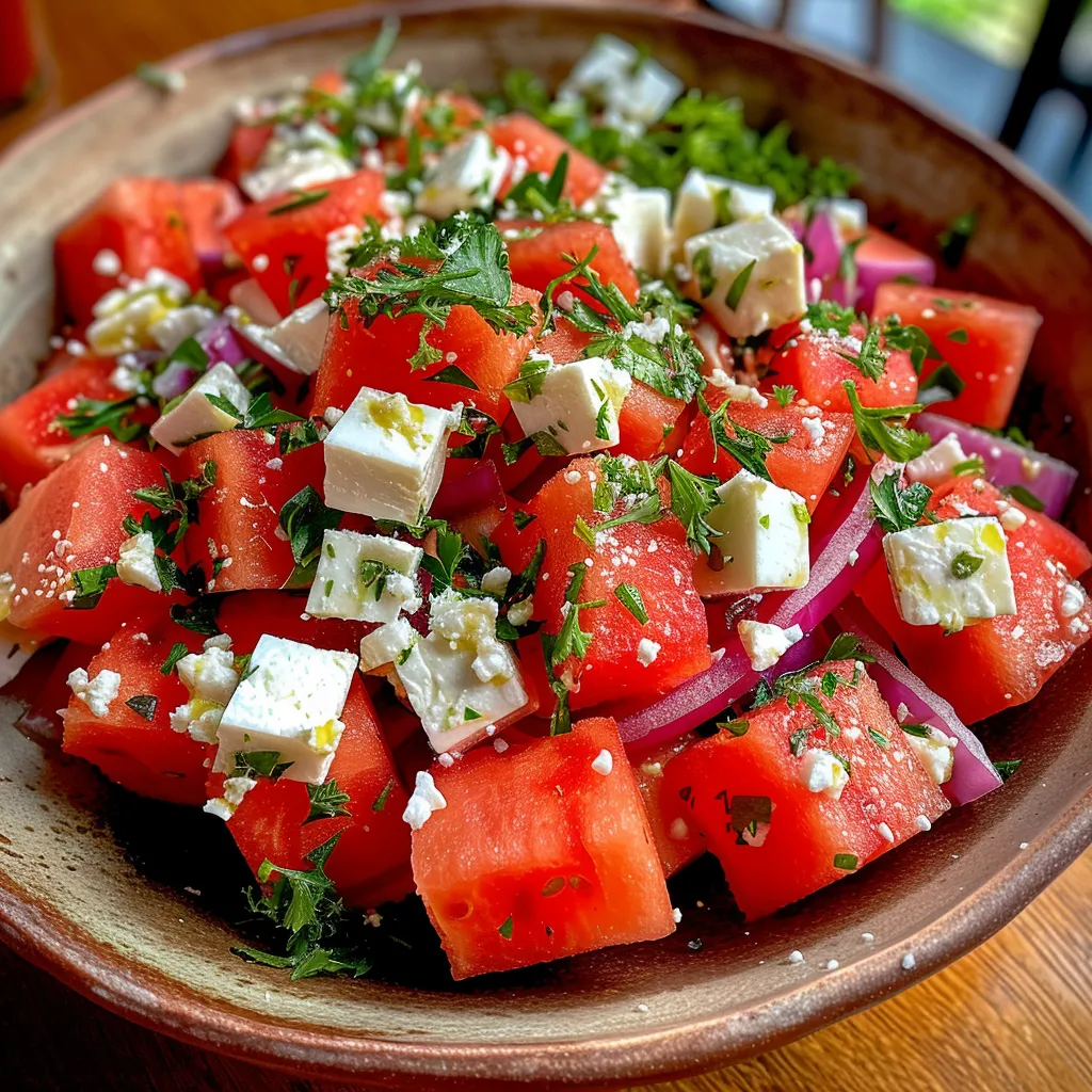 Watermelon and Feta Salad