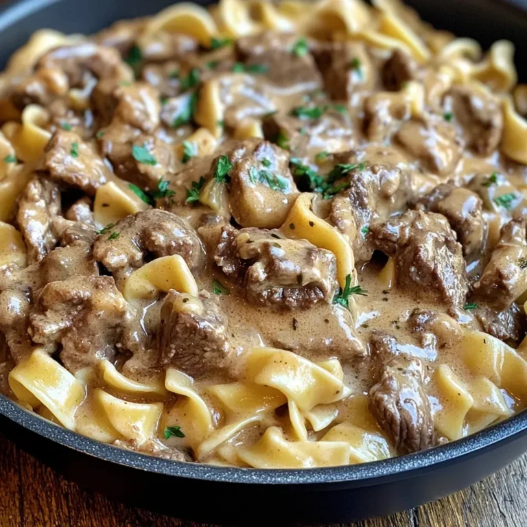 One-Pot Beef Stroganoff Recipe – Creamy Comfort in a Single Pan