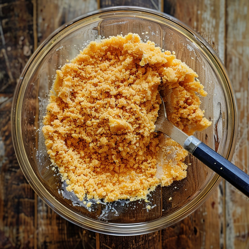 Orange Creamsicle Bars : The Best No-Bake Summer Dessert 2025 6 adamberranii Mixing graham cracker crumbs and melted butter i 6954db92 18a0 4070 950d d94f837ea684 2